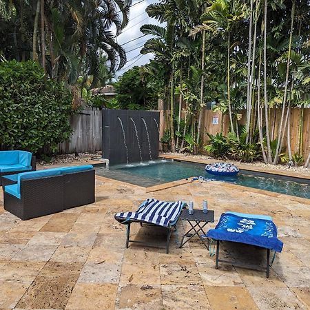 #1 Fort Lauderdale House - Heated Salt Water Pool - Private Oasis-Updated Gorgeous 3Br 3Ba - Las Olas 외부 사진