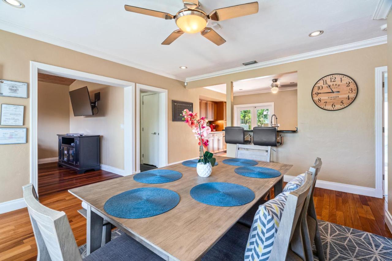 #1 Fort Lauderdale House - Heated Salt Water Pool - Private Oasis-Updated Gorgeous 3Br 3Ba - Las Olas 외부 사진