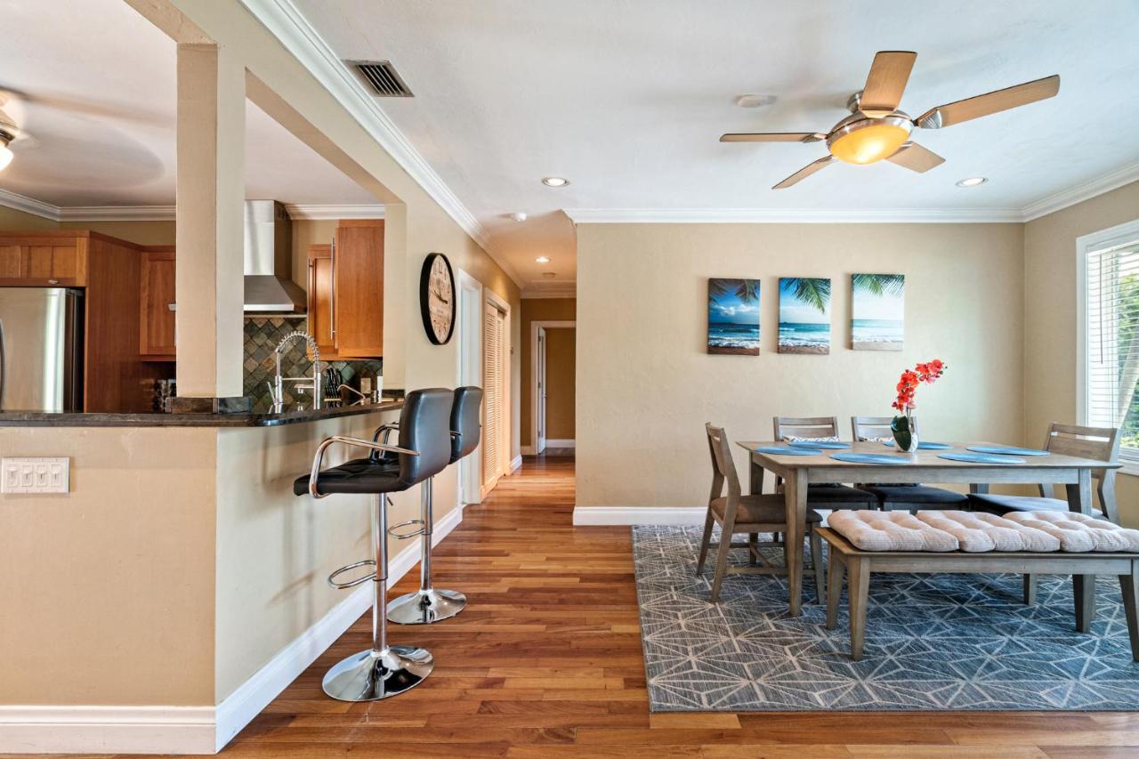 #1 Fort Lauderdale House - Heated Salt Water Pool - Private Oasis-Updated Gorgeous 3Br 3Ba - Las Olas 외부 사진